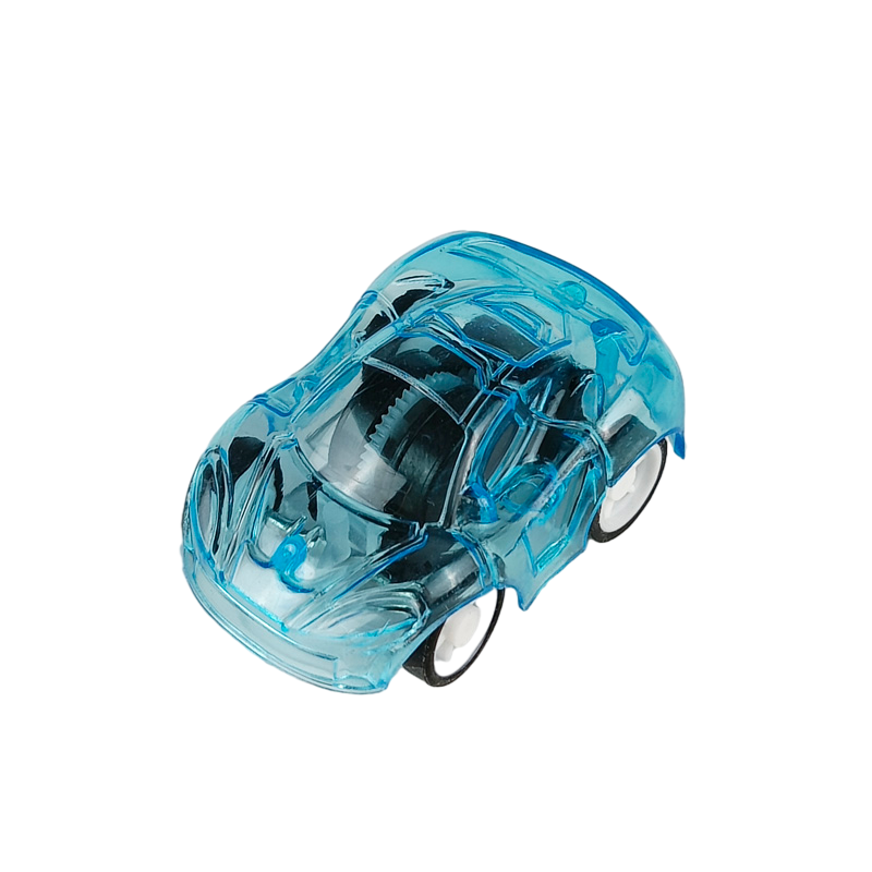transparent plastic toy car
